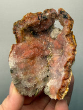 Load image into Gallery viewer, “Goblin Chalcedony” Pink & Orange Druzy Botryoidal Stalactites — Tichka Massif, High Atlas, Morocco