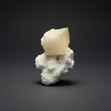 Load image into Gallery viewer, Rare Druzy Golden “Diamond” Calcite on Zeolite Matrix — Maharashtra, India | Collector Cabinet Specimen