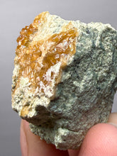 Load image into Gallery viewer, Hessonite Garnet Cluster on Matrix – Natural Collector Specimen from Pakistan | High-Grade Orange-Red Garnet Crystals