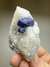Load image into Gallery viewer, Afghan Lazurite Specimen | Deep Blue Lapis-Grade Crystal on Matrix | Collector Display Mineral