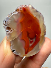 Load image into Gallery viewer, Polished Malawi Agate Half – High-Grade African Banded Agate Display Specimen