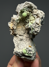 Load image into Gallery viewer, High-Grade Green Wavellite Collectors Specimen - Radiating Botryoidal Crystal Formation - Arkansas, USA