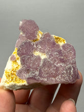 Load image into Gallery viewer, Etched Botryoidal Lavender Fluorite on Quartz Matrix Collector Mineral Specimen — Hunan, China