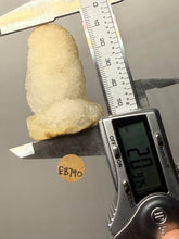 Load image into Gallery viewer, High-Grade “Dream Cloud” Druzy Chalcedony Stalactite — Maharashtra, India (Collector Display Specimen)
