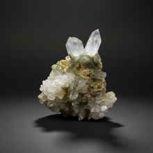 Load image into Gallery viewer, Chlorite-Included Quartz Cluster (Green Phantom Quartz) | Pakistan Mineral Specimen
