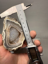 Load image into Gallery viewer, High-Grade Indonesian Sumatra Agate Pair – Vibrant Banded Chalcedony with Rich Color Zoning | Ethical Lapidary & Collector Display Specimens