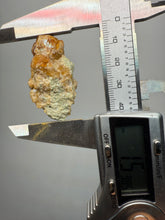 Load image into Gallery viewer, Hessonite Garnet Cluster on Matrix – Natural Collector Specimen from Pakistan | High-Grade Orange-Red Garnet Crystals