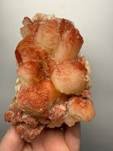 Load image into Gallery viewer, LARGE Rare Red Druzy Apophyllite with Red Stilbite Cluster Zeolite | India | Collector Mineral Specimen