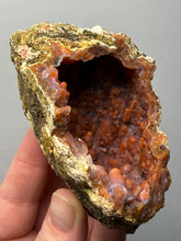Load image into Gallery viewer, “Goblin Chalcedony” Pink & Orange Druzy Botryoidal Stalactites — Tichka Massif, High Atlas, Morocco