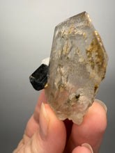 Load image into Gallery viewer, Dark Green Cap Stak Nala Tourmaline w Cleavelandite and Quartz Matrix – Haramosh Mountains, Pakistan