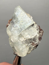 Load image into Gallery viewer, Lustrous Apophyllite over Red Heulandite (Zeolite Pocket) — Deccan Traps, Maharashtra, India
