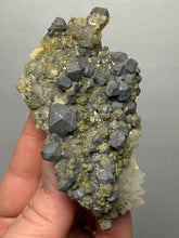 Load image into Gallery viewer, Moroccan Galena with Druzy Pyrite on Quartz | Collector Display Specimen