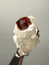 Load image into Gallery viewer, High-Grade Naturally Faceted Red Spessartine Garnet on Matrix — Skardu, Pakistan