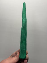 Load image into Gallery viewer, 7.5” High-Grade Malachite Stalactite “Cave” Formation | DR Congo | Mineral Collector Specimen