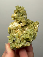 Load image into Gallery viewer, High-Grade Green Heulandite on Peach Stilbite Crystal Cluster | Deccan Traps, Maharashtra, India | Collector Mineral Specimen