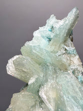 Load image into Gallery viewer, Luminous Mint Apophyllite with Glittering Druzy Sugar Quartz – India