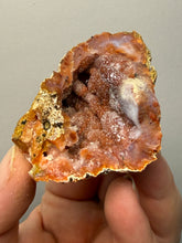 Load image into Gallery viewer, “Goblin Chalcedony” Pink & Orange Druzy Botryoidal Stalactites — Tichka Massif, High Atlas, Morocco