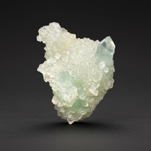 Load image into Gallery viewer, Luminous Mint Apophyllite with Glittering Druzy Sugar Quartz – India