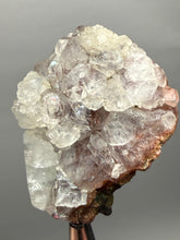 Load image into Gallery viewer, Lustrous Apophyllite over Red Heulandite (Zeolite Pocket) — Deccan Traps, Maharashtra, India
