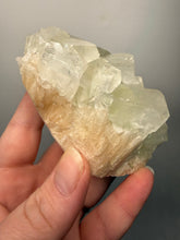 Load image into Gallery viewer, High-Grade Light Green Apophyllite on Pink Stilbite Zeolite | Indian Collector Mineral Specimen
