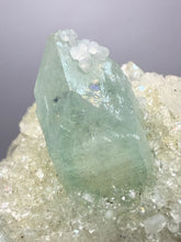 Load image into Gallery viewer, Luminous Mint Apophyllite with Glittering Druzy Sugar Quartz – India