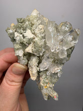 Load image into Gallery viewer, Chlorite-Included Quartz Cluster (Green Phantom Quartz) – Pakistan Mineral Specimen