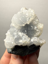 Load image into Gallery viewer, Druzy Chalcedony Stalactite with Druzy Clear Apophyllite | Maharashtra, India