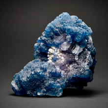 Load image into Gallery viewer, Superb Purple Phantom “Blueberry” Fluorite on Candle Quartz | Huanggang Liang, Inner Mongolia, China