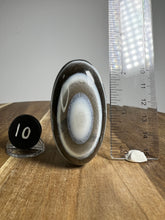 Load image into Gallery viewer, Lingam - Blue Opal with Chalcedony from India