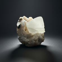 Load image into Gallery viewer, Golden Yellow Diamond Calcite with Pearl Heulandite | Premium Zeolite District Specimen (India)