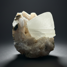 Load image into Gallery viewer, Golden Yellow Diamond Calcite with Pearl Heulandite | Premium Zeolite District Specimen (India)