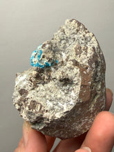 Load image into Gallery viewer, Rare Electric Blue Cavansite on Druzy Matrix – Collector Mineral Specimen | India