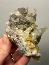 Load image into Gallery viewer, Isometric Fluorite & Scalenohedral Calcite Specimen | Pakistan Mineral Collector Display Piece