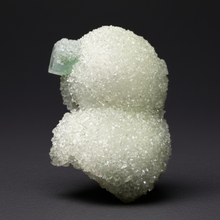 Load image into Gallery viewer, Luminous Mint Apophyllite with Glittering Druzy Sugar Quartz – India