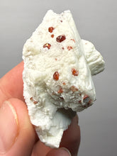 Load image into Gallery viewer, High-Grade Naturally Faceted Red Spessartine Garnet on Matrix — Skardu, Pakistan