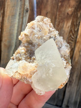 Load image into Gallery viewer, Yellow Diamond Calcite + Pearl Heulandite • Maharashtra, India