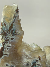 Load image into Gallery viewer, 4.5” Polished Native Copper in Chrysocolla and Botryoidal Chalcedony — Display Specimen (Indonesia)