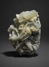 Load image into Gallery viewer, Silvery Bladed “Rose” Calcite Cluster – Yaogangxian Mine, Hunan, China