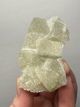 Load image into Gallery viewer, Rare Druzy Golden “Diamond” Calcite on Zeolite Matrix — Maharashtra, India | Collector Cabinet Specimen