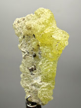 Load image into Gallery viewer, Vibrant Yellow Brucite Thumbnail Mineral Specimen | Collector Crystal from Killa Saifullah District in Balochistan Province, Pakistan