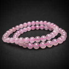 Load image into Gallery viewer, BRACELET Purple Rose Quartz - 8MM