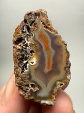 Load image into Gallery viewer, Polished Malawi Agate Half – High-Grade African Banded Agate Display Specimen