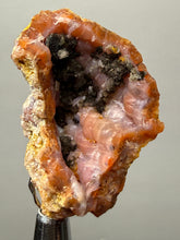 Load image into Gallery viewer, “Goblin Chalcedony” Pink and Red Druzy Botryoidal Stalactites — Tichka Massif, High Atlas, Morocco