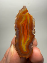 Load image into Gallery viewer, Polished Malawi Agate Half – High-Grade African Banded Agate Display Specimen