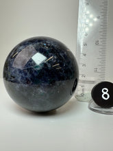 Load image into Gallery viewer, Iolite with Gemmy Inclusions Sphere • from Brazil