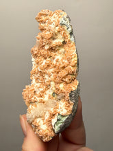 Load image into Gallery viewer, Peach Druzy Heulandite on Matrix – India | Rare Peach Crystal Mineral Specimen for Collectors & Display