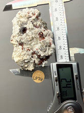 Load image into Gallery viewer, High-Grade Naturally Faceted Red Spessartine Garnet on Matrix — Skardu, Pakistan