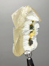 Load image into Gallery viewer, Rare Druzy Golden “Diamond” Calcite on Zeolite Matrix — Maharashtra, India | Collector Cabinet Specimen