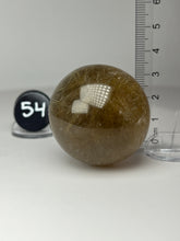 Load image into Gallery viewer, Golden Rutile Quartz (AKA Golden Angel Hair Quartz) Sphere
