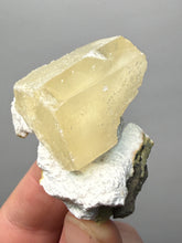 Load image into Gallery viewer, Rare Druzy Golden “Diamond” Calcite on Zeolite Matrix — Maharashtra, India | Collector Cabinet Specimen